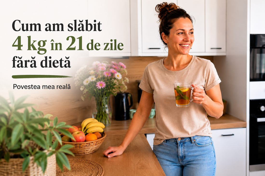 Ioana a slăbit 4 kg în 21 de zile. Nu a ținut nicio dietă. Iată ce a făcut diferit.